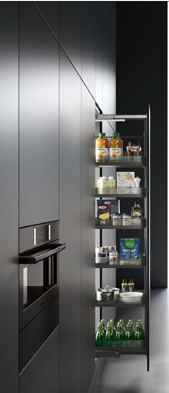 Tall larder, anthracite
