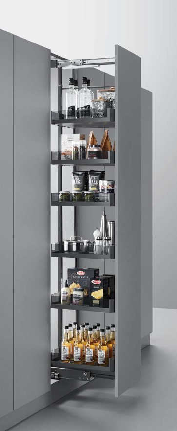 Tall larder pull-out